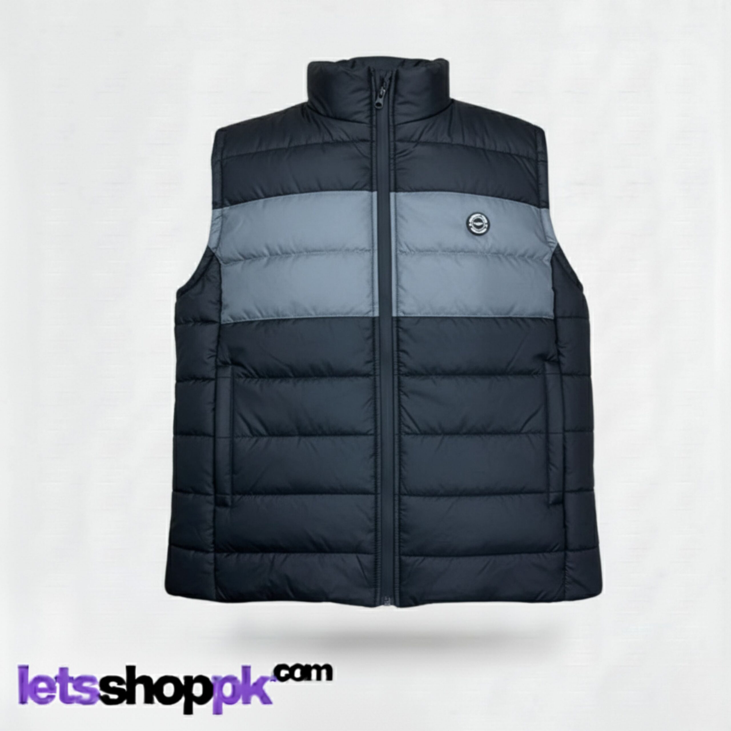 sleeveless puffer jacket