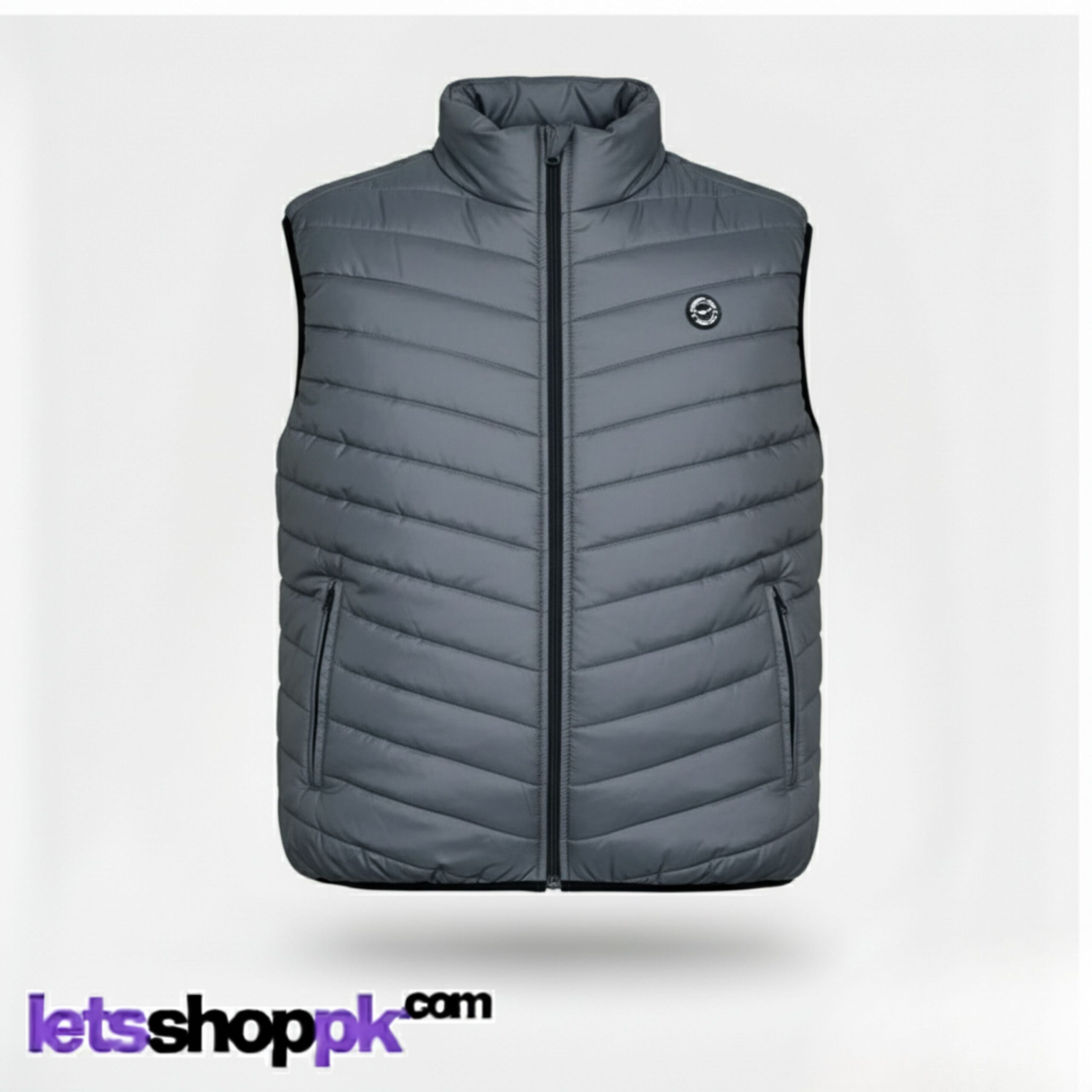 sleeveless puffer jacket